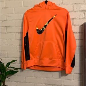 Nike thermal fit extra-large orange hoodie